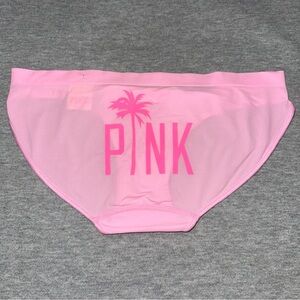 NWT Victoria’s Secret PINK Vintage Logo Yoga Low Rise Bikini Panties Small